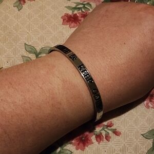 Silver Engraved Bracelet